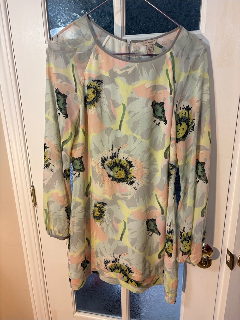 Ted Baker Floral Long-Sleeve - Pastel Multi Dress